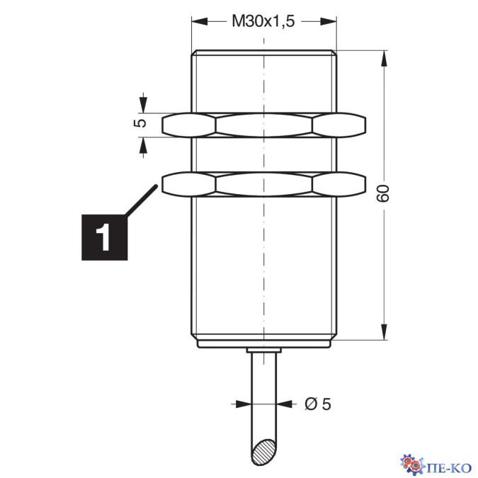 Індуктивний датчик di-soric DCC 30 M 20/10 AIK