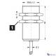 Індуктивний датчик di-soric DCC 30 M 20/10 AIK