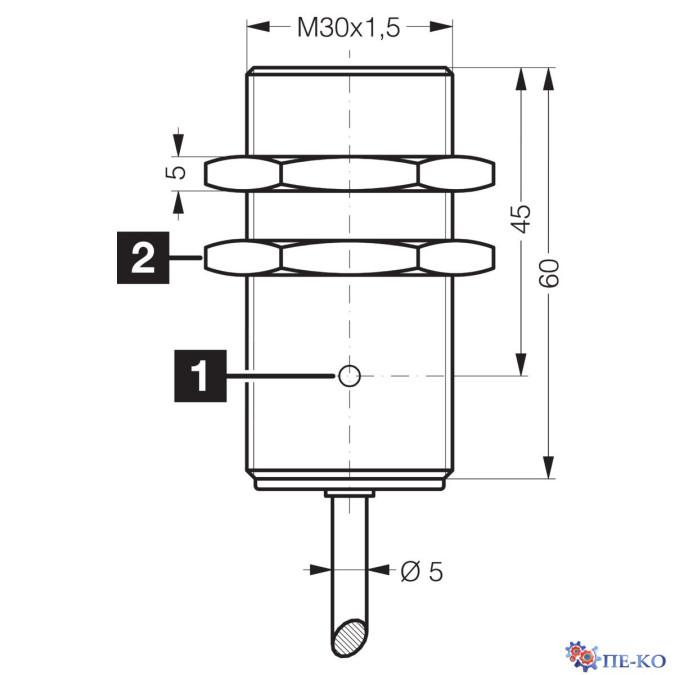 Індуктивний датчик di-soric DCC 30 M 22 PSLK