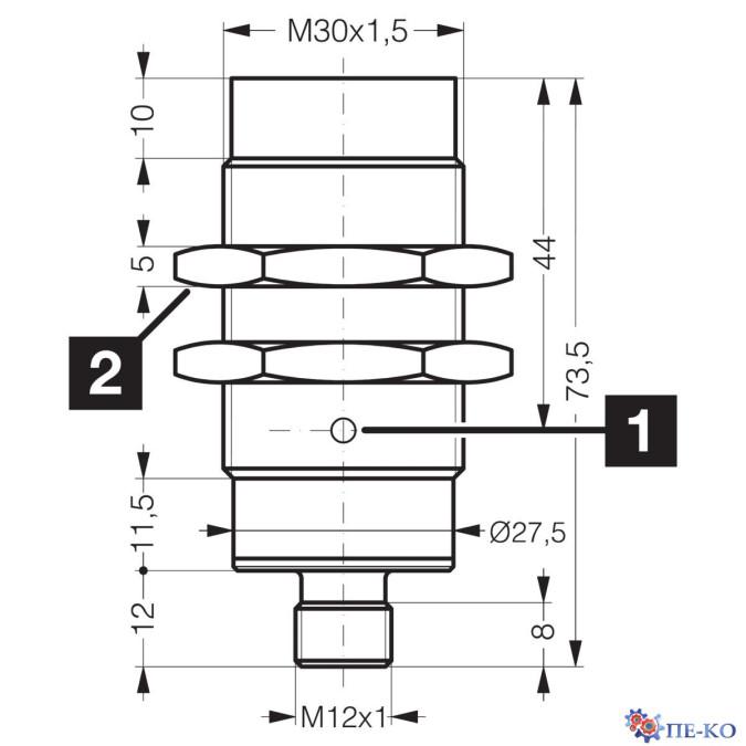Індуктивний датчик di-soric DCC 30 M 10 NSK-IBSL