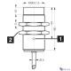 Індуктивний датчик di-soric DCC 30 M 40 NOLK