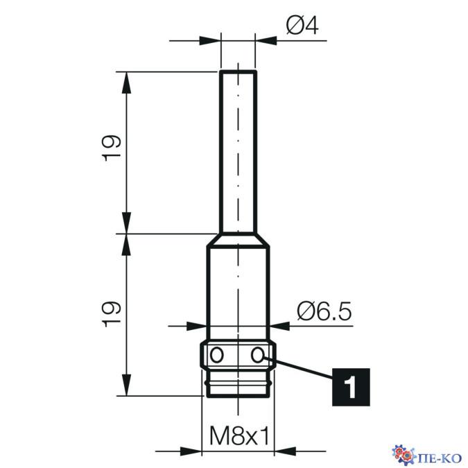 Індуктивний датчик di-soric DCC 4.0 V 0.8 POK-TSL