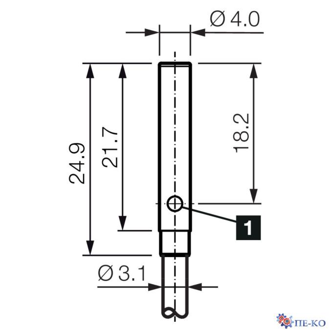 Індуктивний датчик di-soric DCC 4.0 V 0.8 PSLK