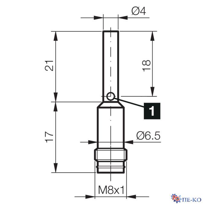Індуктивний датчик di-soric DCC 4.0 V 2.5 NOK-TSL