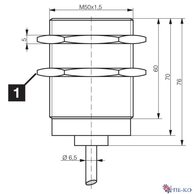 Індуктивний датчик di-soric DCC 50 VH 20 PSK/180