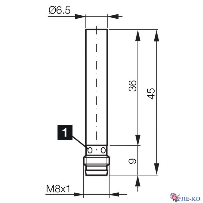 Індуктивний датчик di-soric DCC 6.5 V 02 NOK-TSL