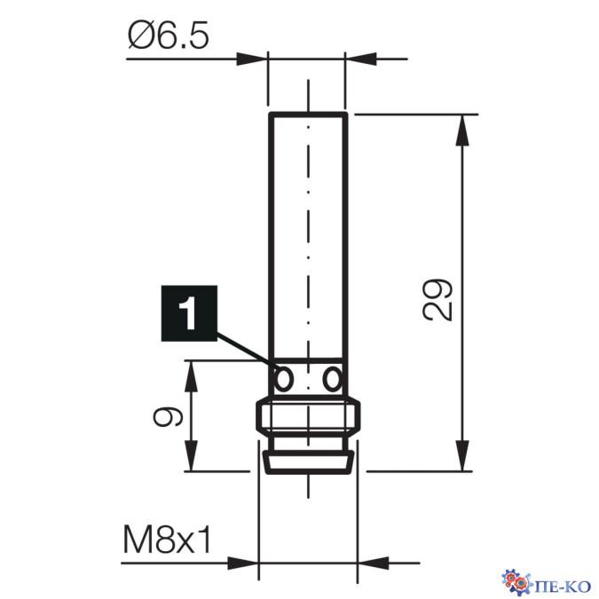 Індуктивний датчик di-soric DCC 6.5 V 02 NSK-TSL/29