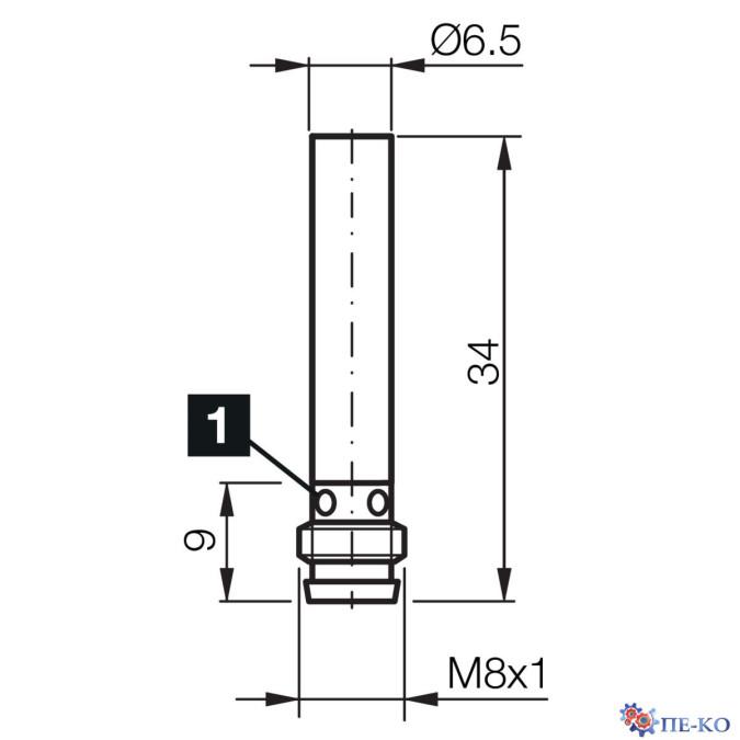 Індуктивний датчик di-soric DCC 6.5 V 02 PSK-TSL/34