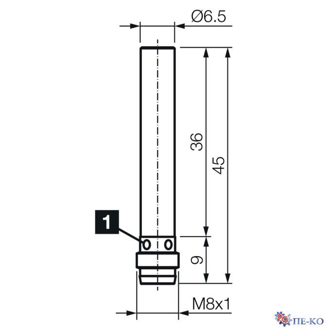 Індуктивний датчик di-soric DCC 6.5 V 1.5 POK-TSL