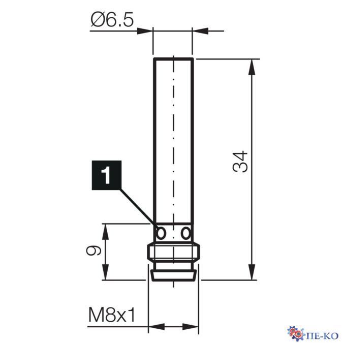Індуктивний датчик di-soric DCC 6.5 V 1.5 PSK-TSL/34