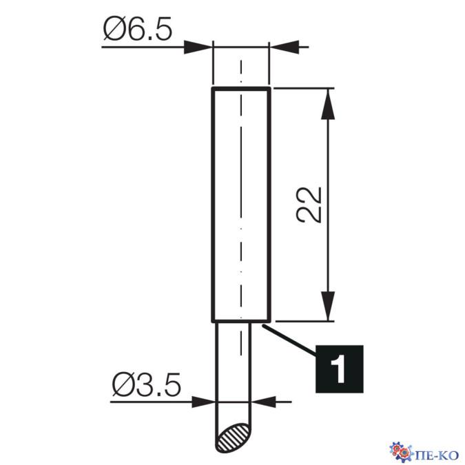 Індуктивний датчик di-soric DCC 6.5 V 1.5 PSLK/22