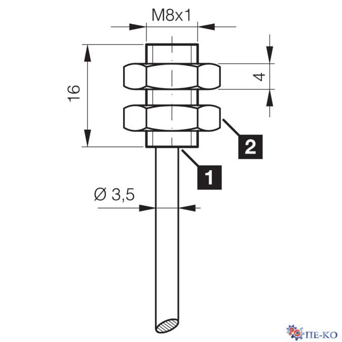 Індуктивний датчик di-soric DCCK 08 M 1.5 PSLK