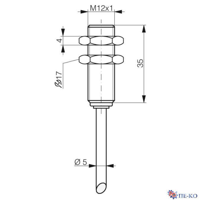 Індуктивний датчик di-soric DCCK 12 M 06/10 AK