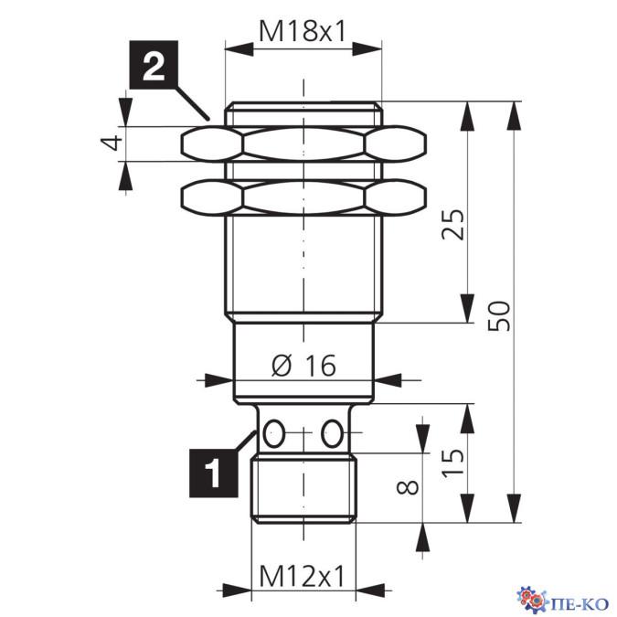 Індуктивний датчик di-soric DCCK 18 M 05 PSK-IBSL