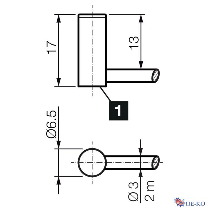 Індуктивний датчик di-soric DCCKR 6.5 V 02 PSLK