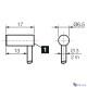Індуктивний датчик di-soric DCCKR 6.5 V 1.5 POLK