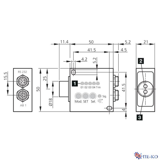 Датчик кольору di-soric FS 50 M 60 G3-B8