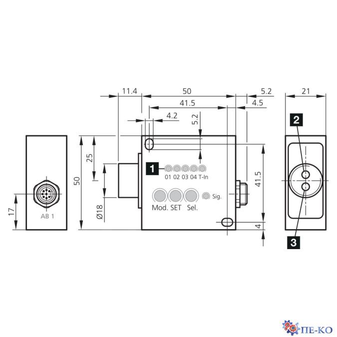 Датчик кольору di-soric FSB 50 M 60 G3-B8