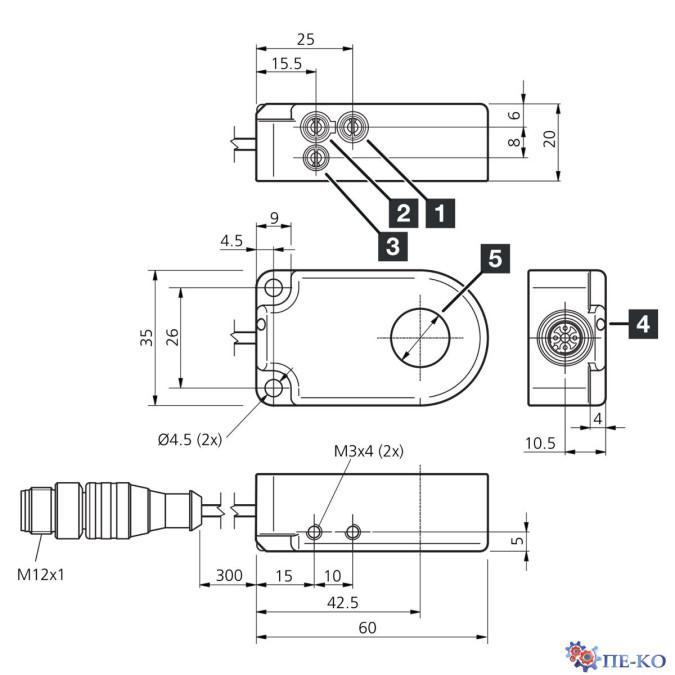 Індуктивний датчик di-soric IR 10 PSOK-K-BS