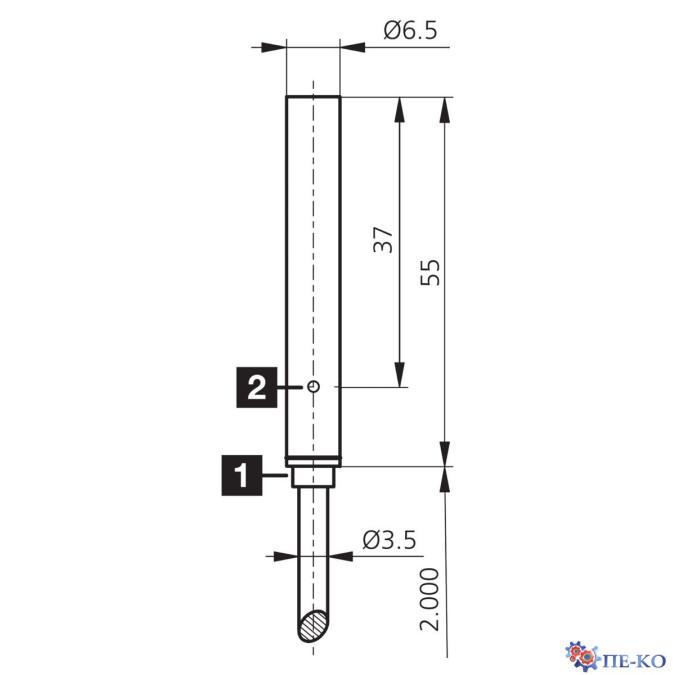 Ємнісний датчик di-soric KDCT 6.5 V 02 G3-3