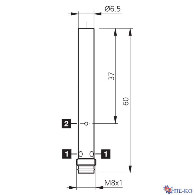 Ємнісний датчик di-soric KDCT 6.5 V 02 G3-T4
