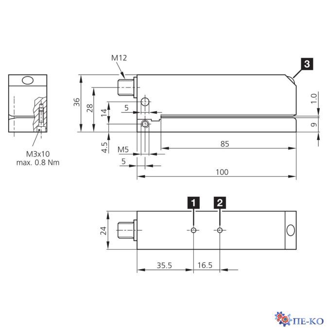Датчик етикеток di-soric KSSTI 1000/80 FG3LK-AIBS