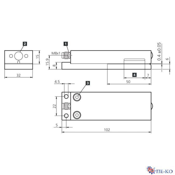 Датчик етикеток di-soric KSSTI 400 FG3K-TSSL