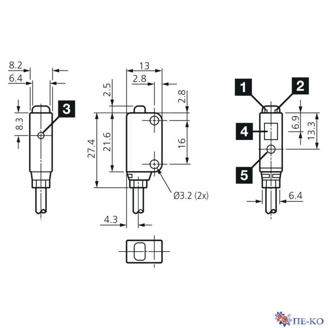 Оптичний датчик di-soric LR 21 K 4000 P3