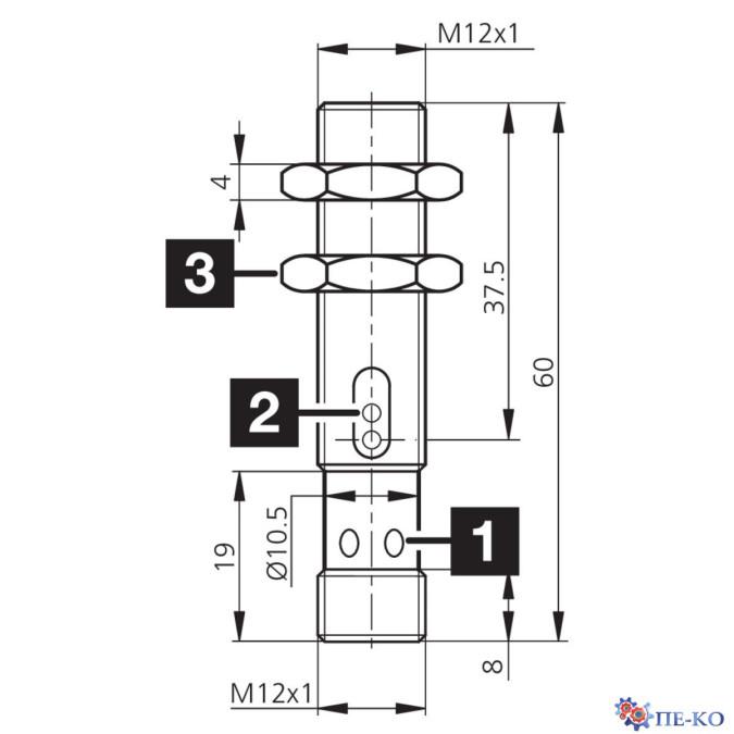 Оптичний датчик di-soric OEV 12 M 10000 N2K-IBSL
