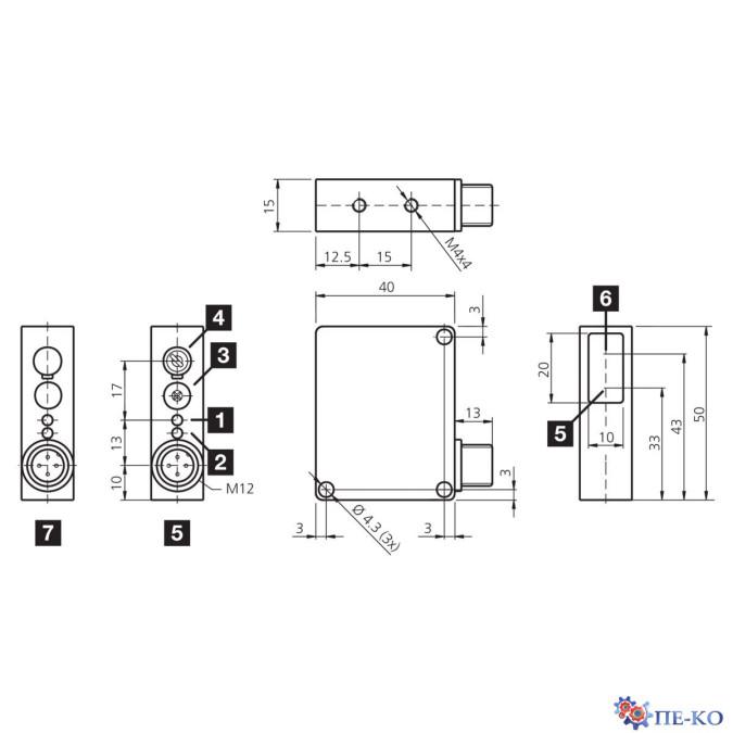 Оптичний датчик di-soric OSV 51 M 10000-IBS