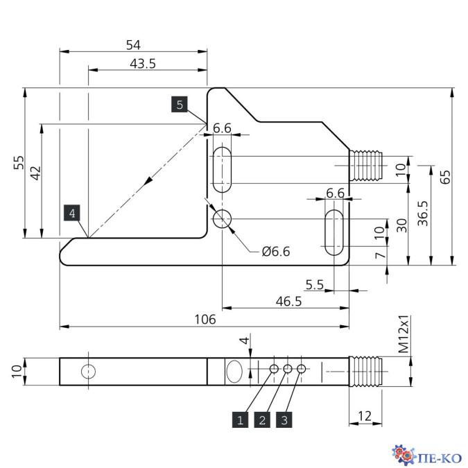 Щілинний датчик di-soric OGL 55/54-0 P6L-IBS