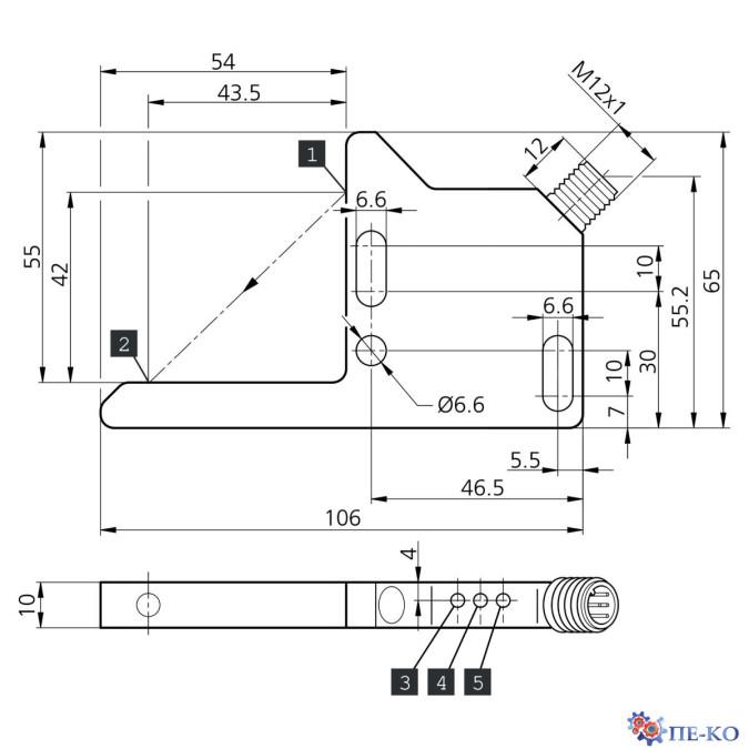 Щілинний датчик di-soric OGL 55/54 P6L-RIBS