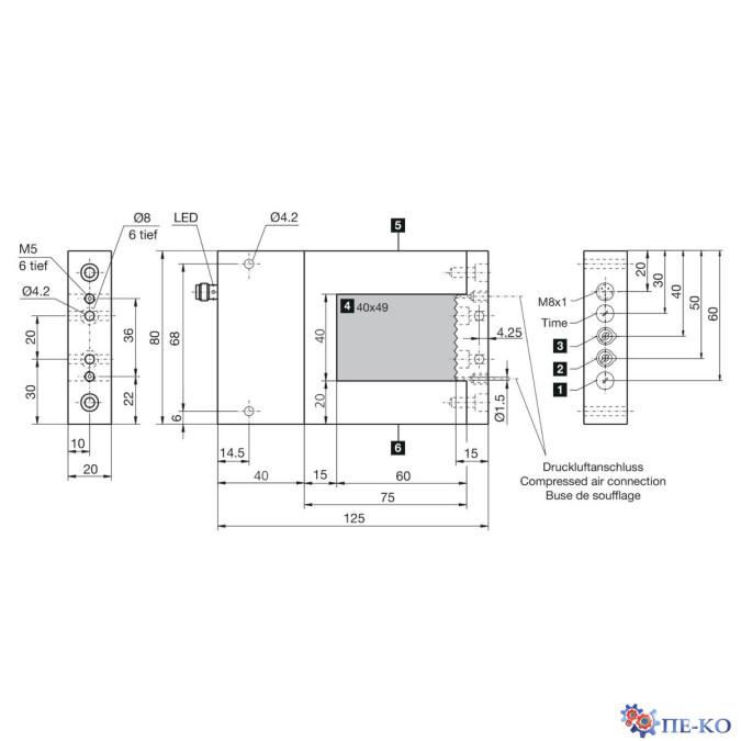 Щілинний датчик di-soric OGWSD 4055 N3K-TSSL