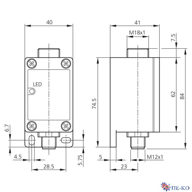 Оптоволоконний датчик di-soric OLV 41 P3K-IBS
