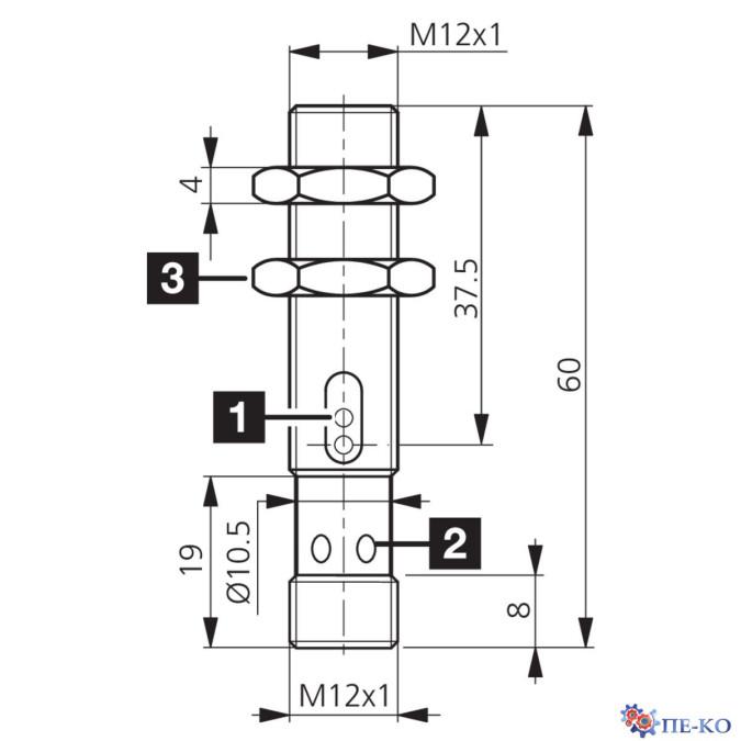 Оптичний датчик di-soric ORV 12 M 1500 P1K-IBSL