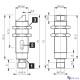Оптичний датчик di-soric ORV W 18 M 2000 P2K-IBSL