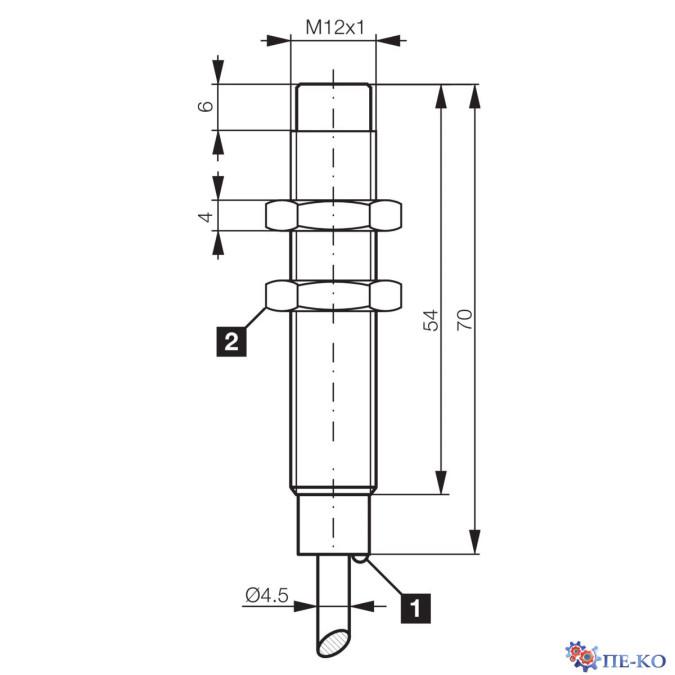 Індуктивний датчик di-soric UCC 12 M 04 OL