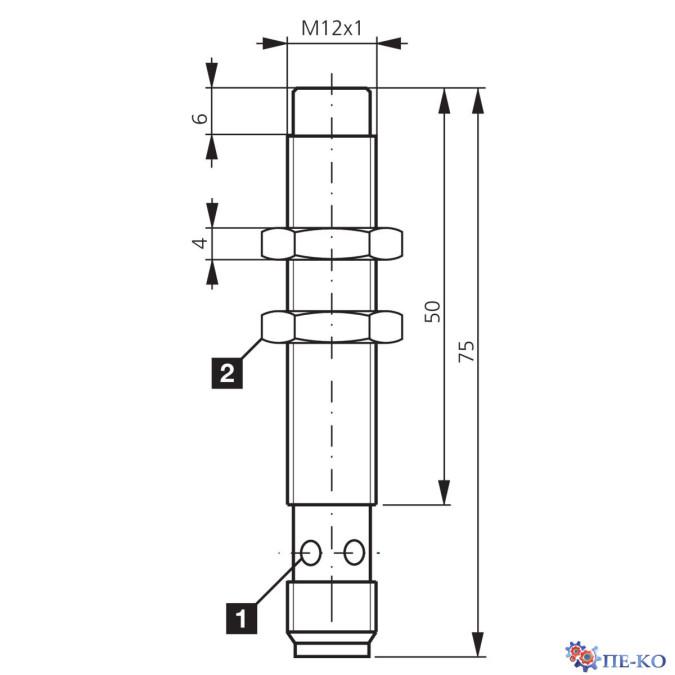 Індуктивний датчик di-soric UCC 12 M 04 S-IBSL