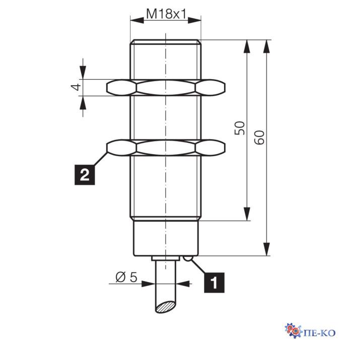 Індуктивний датчик di-soric UCC 18 M 05 SL