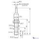 Ультразвуковий датчик di-soric US 12 M 150 FB G3-B4