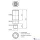 Ультразвуковий датчик di-soric US 18 M 800 IU-B4