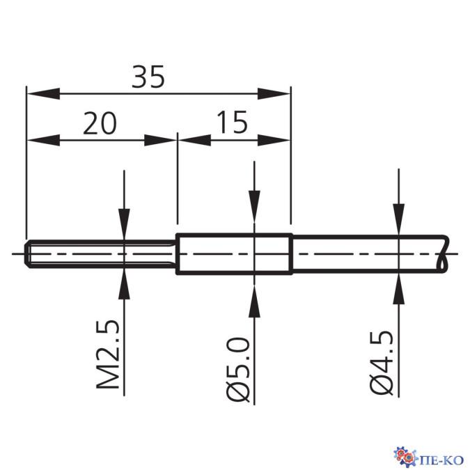 Оптоволоконний кабель di-soric WRB 110 S-M2.5-1.5