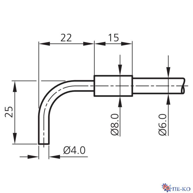 Оптоволоконний кабель di-soric WRB 120 S-90-4.0-2.5