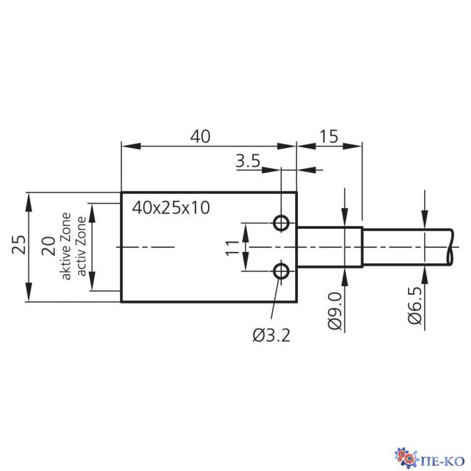 Оптоволоконний кабель di-soric WRB 120 SQ-20-0.6
