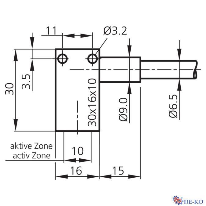 Оптоволоконний кабель di-soric WRB 210 SQ-90-10-0.3
