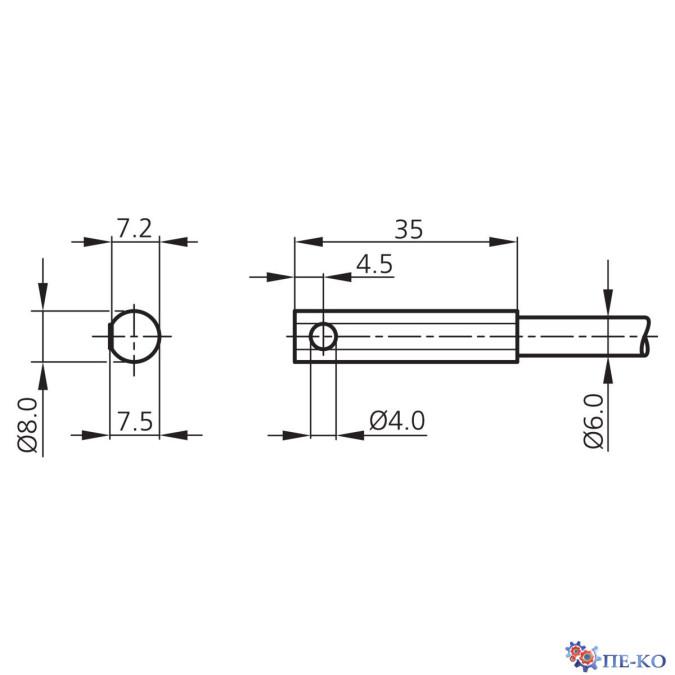 Оптоволоконний кабель di-soric WRB 220 MR-8.0-2.5