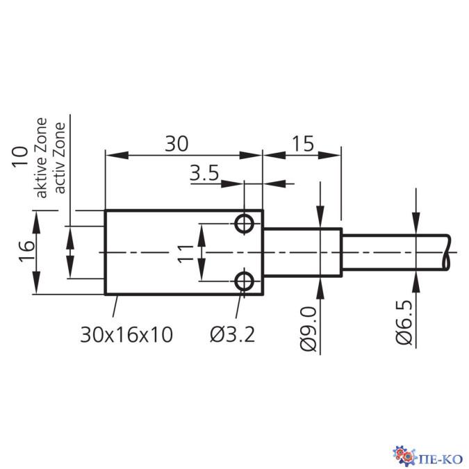 Оптоволоконний кабель di-soric WRB 220 SQ-10-0.3