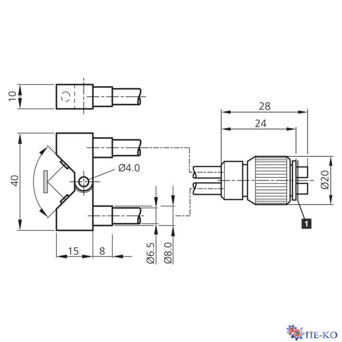 Оптоволоконний кабель di-soric WRB 220 SW