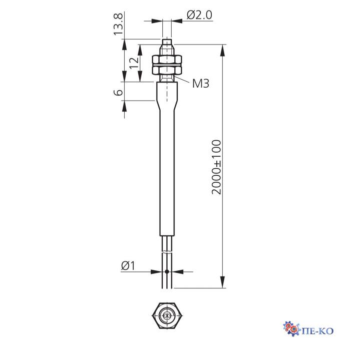 Оптоволоконний кабель di-soric WRBT 2000 K-M3-0.5
