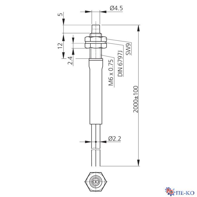 Оптоволоконний кабель di-soric WRBT 2000 K-M6-1.5